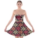 Floral Seamless Pattern Vector Strapless Bra Top Dress View1