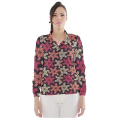 Floral Seamless Pattern Vector Wind Breaker (women) by Nexatart