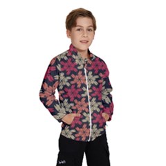 Floral Seamless Pattern Vector Wind Breaker (kids) by Nexatart