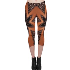 Digital Kaleidoskop Computer Graphic Capri Leggings  by Nexatart