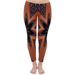 Digital Kaleidoskop Computer Graphic Classic Winter Leggings by Nexatart