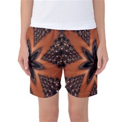 Digital Kaleidoskop Computer Graphic Women s Basketball Shorts by Nexatart