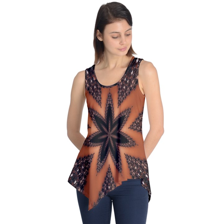 Digital Kaleidoskop Computer Graphic Sleeveless Tunic