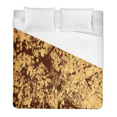 Abstract Brachiate Structure Yellow And Black Dendritic Pattern Duvet Cover (full/ Double Size) by Nexatart