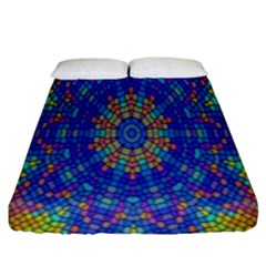 A Creative Colorful Backgroun Fitted Sheet (king Size) by Nexatart