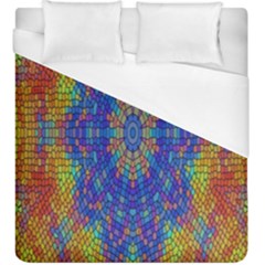 A Creative Colorful Backgroun Duvet Cover (king Size) by Nexatart