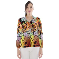 Abstract Pattern Texture Wind Breaker (women) by Nexatart