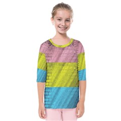 Brickwall Kids  Quarter Sleeve Raglan Tee