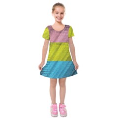 Brickwall Kids  Short Sleeve Velvet Dress