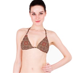 Seamless Pattern Based On Turkish Carpet Pattern Bikini Top by Nexatart