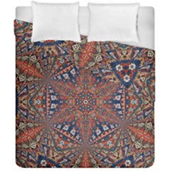 Armenian Carpet In Kaleidoscope Duvet Cover Double Side (california King Size)