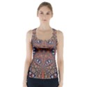 Armenian Carpet In Kaleidoscope Racer Back Sports Top View1