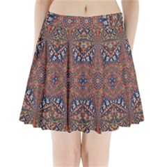 Armenian Carpet In Kaleidoscope Pleated Mini Skirt by Nexatart