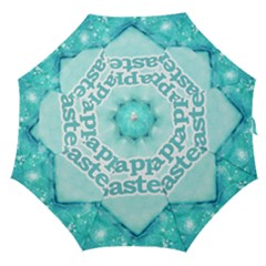 Happy Easter Theme Graphic Straight Umbrellas by dflcprints