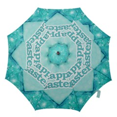 Happy Easter Theme Graphic Hook Handle Umbrellas (large) by dflcprints