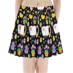 Cute Easter Pattern Pleated Mini Skirt by Valentinaart