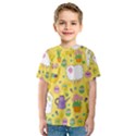 Cute Easter pattern Kids  Sport Mesh Tee View1