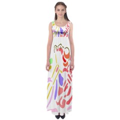 Motorcycle Racing The Slip Motorcycle Empire Waist Maxi Dress by Nexatart