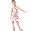 Motorcycle Racing The Slip Motorcycle Kids  Sleeveless Dress View1