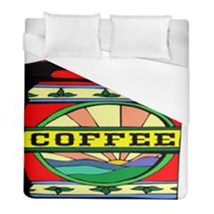 Coffee Tin A Classic Illustration Duvet Cover (full/ Double Size) by Nexatart