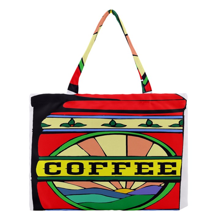 Coffee Tin A Classic Illustration Medium Tote Bag