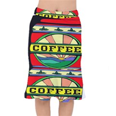 Coffee Tin A Classic Illustration Mermaid Skirt