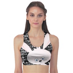 Easter Bunny  Sports Bra by Valentinaart