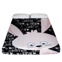 Easter Bunny  Fitted Sheet (california King Size) by Valentinaart