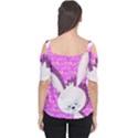 Easter bunny  Women s Cutout Shoulder Tee View2