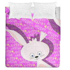 Easter Bunny  Duvet Cover Double Side (queen Size) by Valentinaart