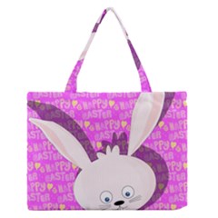 Easter Bunny  Medium Zipper Tote Bag