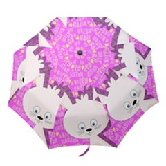 Easter Bunny  Folding Umbrellas by Valentinaart