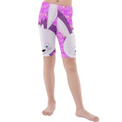 Easter Bunny  Kids  Mid Length Swim Shorts by Valentinaart