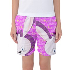 Easter Bunny  Women s Basketball Shorts by Valentinaart