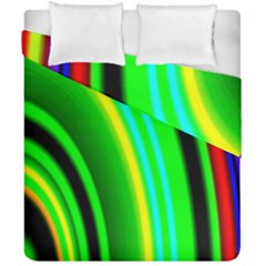 Multi Colorful Radiant Background Duvet Cover Double Side (california King Size)