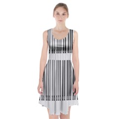 Abstract Piano Keys Background Racerback Midi Dress by Nexatart