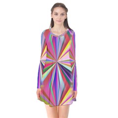 Star A Completely Seamless Tile Able Design Flare Dress by Nexatart