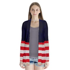 Grunge American Flag Background Cardigans by Nexatart