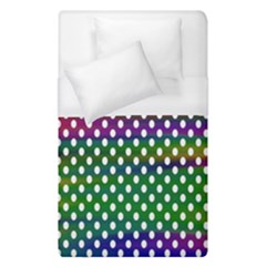 Digital Polka Dots Patterned Background Duvet Cover (single Size) by Nexatart