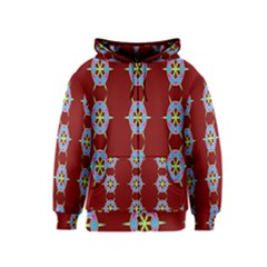 Geometric Seamless Pattern Digital Computer Graphic Kids  Zipper Hoodie by Nexatart