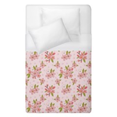 Beautiful Hand Drawn Flowers Pattern Duvet Cover (single Size)