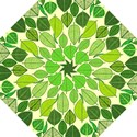 Leaves pattern design Folding Umbrellas View3