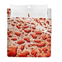 Water Drops Background Duvet Cover Double Side (full/ Double Size)