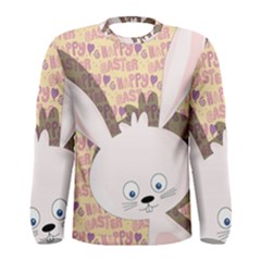 Easter Bunny  Men s Long Sleeve Tee by Valentinaart