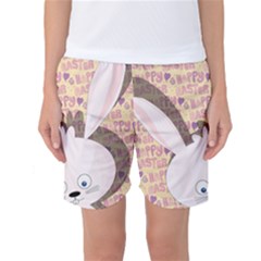 Easter Bunny  Women s Basketball Shorts by Valentinaart