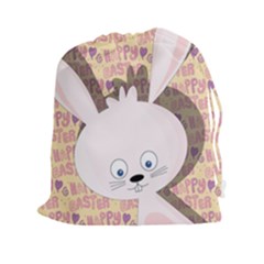 Easter Bunny  Drawstring Pouches (xxl) by Valentinaart