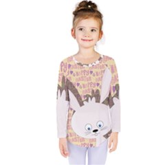 Easter Bunny  Kids  Long Sleeve Tee