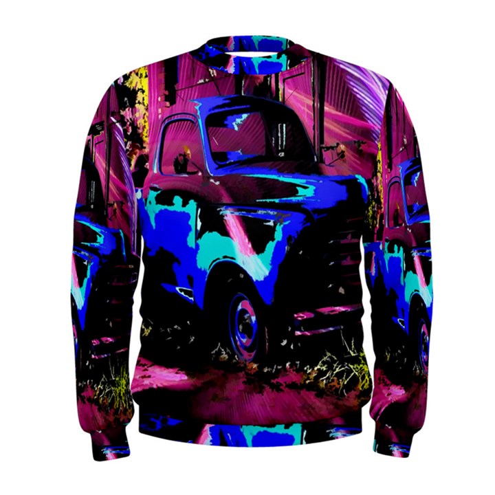 Abstract Artwork Of A Old Truck Men s Sweatshirt