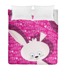 Easter Bunny  Duvet Cover Double Side (full/ Double Size) by Valentinaart