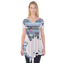 Easter bunny  Short Sleeve Tunic 